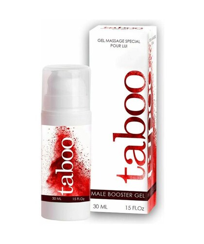 TABOO MALE BOOSTER GEL Men's Gel, boosts erection & pleasure, cool-heat sensation