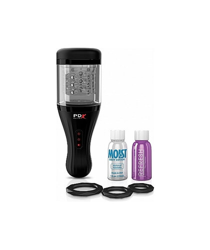 TALK DIRTY 7-Function Rotating Stroker That Whispers Sensual Delights