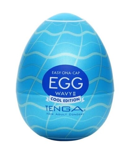 TENGA CRITAL EGG Masturbateur masculin avec effet rafraîchissant et textures