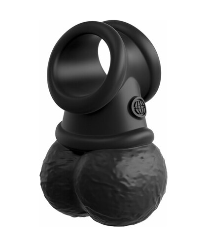 THE CROWN JEWELS King cock elite - anneau avec testicules en silicone