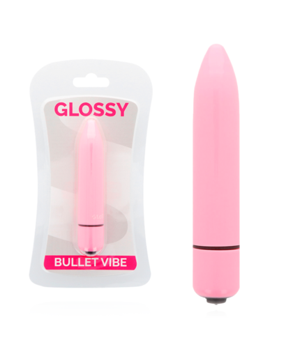 GLOSSY  Vibrador compacto glossy para estimular zonas sensitivas