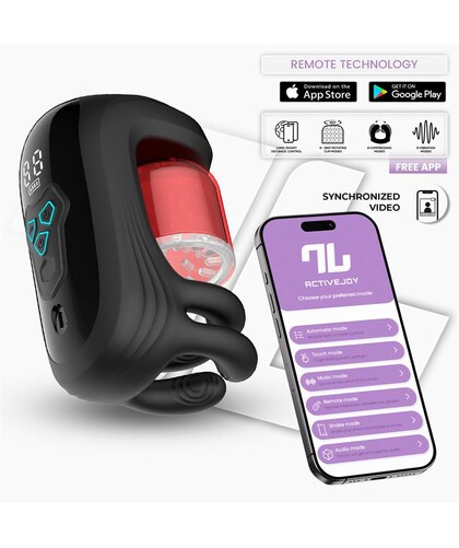 TORKY SPINMASTER Masturbatore Torky con rotazione e compressione controllato via app