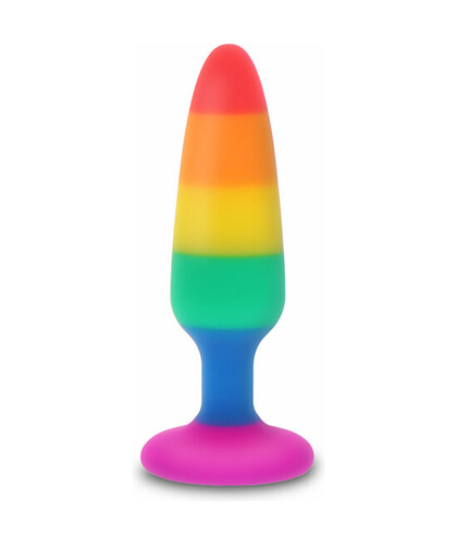 TWINK PLUG Rainbow Design Silicone Plug: Safe & Stylish
