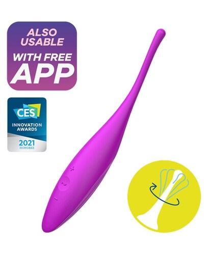 TWIRLING JOY Vibratore potente e preciso per stimolare le tue zone erogene