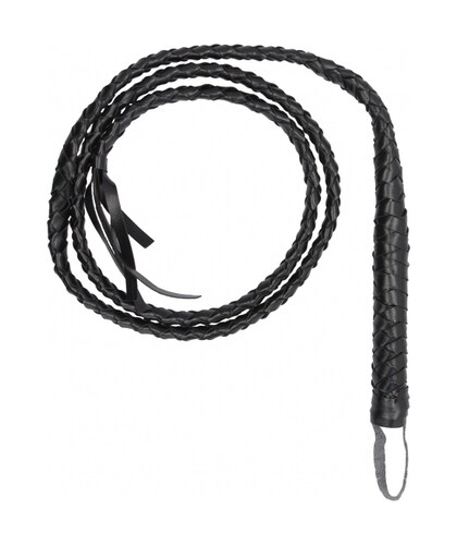 BALAD Experience the thrill of BDSM with our realistic faux leather whip.