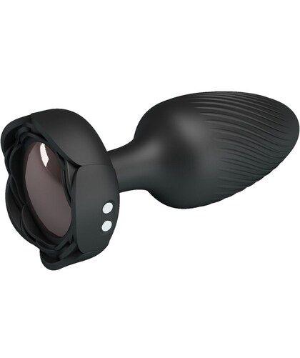 VARIAN Plug anal con luz led y 10 funciones de vibración