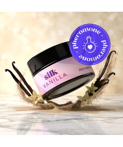 SILKSCENT Candela da massaggio con feromoni e olio di karité a 35°C