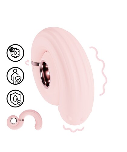 PERLE Vibratore con perle rotanti, dotato di 10 modalità di vibrazione e stimolazione del punto 