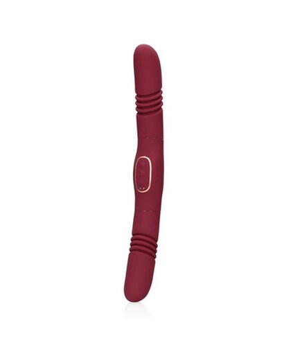 DOBRE FACETADA Descobre o Vibrador Double-Sided Thrusting Merlot Grape da Loveline, a escolha perfeita pa