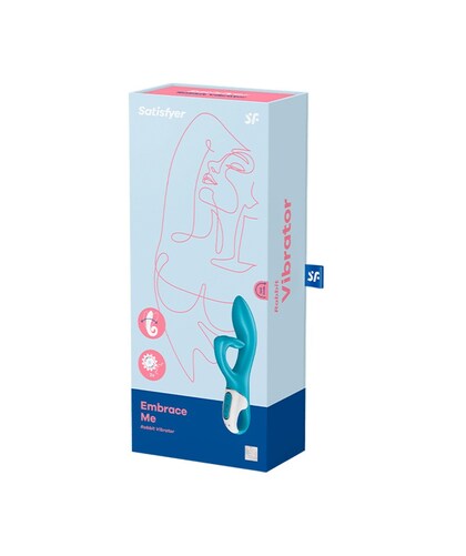 SATISFYER EMBRACE ME Vibrador rabbit dual, 2 motores, 24 modos, controlo preciso