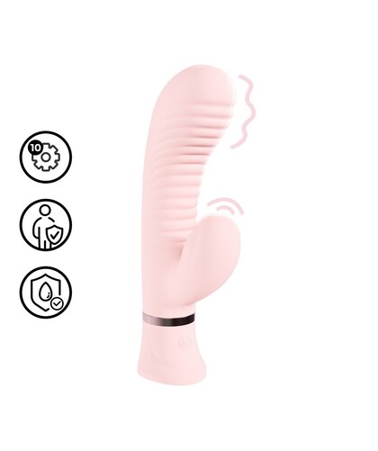 MYSTIQUE Vibrador tipo conejo con punto g y clítoris, 10 modos