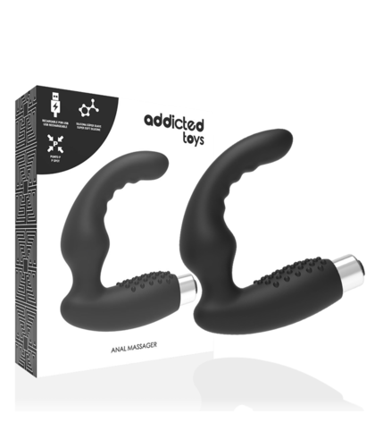 MODEL 2 Massajador masculino: 10 modos, recarregável, silicone seguro