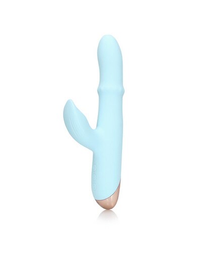 BLUE SKY Vibratore con anello stimolante, orecchie vibranti e 10 modalità