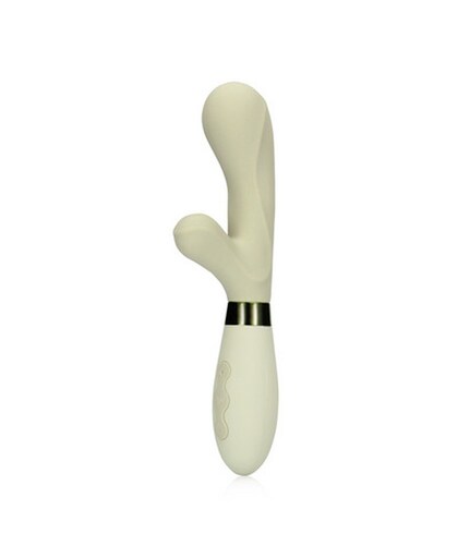 MISTY GREEN Vibrador doble estimulación perfecto para personas sensibles