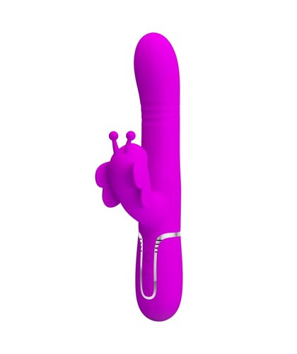 VIBRADOR RABBIT MULTIFONCTION 4 Vibromasseur lapin pretty love, plaisir et stimulation variée.