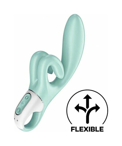 SATISFYER TOUCH ME Vibrador de conejo doble estimulación, silicona suave