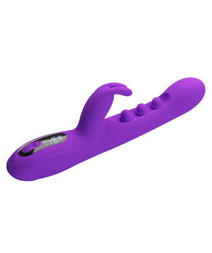 PRETTY LOVE PULSE Discover the rhythmic thrill of our Rabbit vibrator, equipped with a sleek LED display and