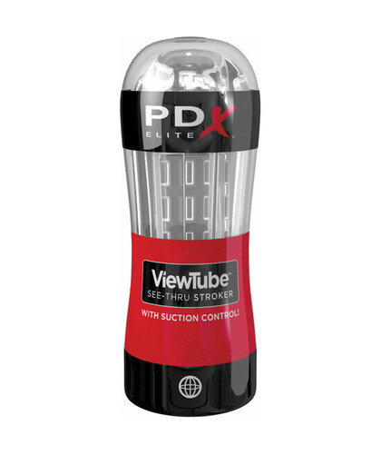 VIEWTUBE SEE-THRU STROKER Pdx elite - masturbador stroker viewtube control succion transparentepdx elite - masturb