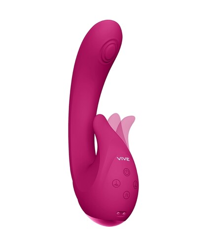 MIKI Vibratore doppia stimolazione con movimento e pulsazione