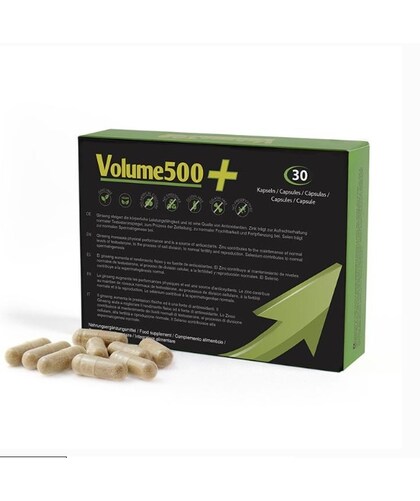 VOLUME 500 Cápsulas naturales para mejorar la calidad y cantidad del esperma