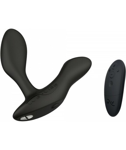 VECTOR+ Masajeador prostático con control remoto y 10 modos de vibración