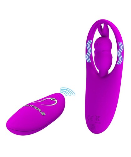 WILD RABBIT Estimulador recargable con 12 vibraciones y control remoto
