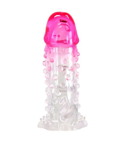 WILFORD Realistic Textured Pink Penis Sleeve Enhancer