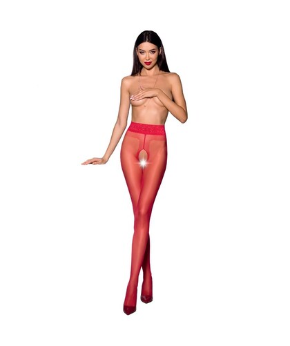 TIOPEN ROJA Collants sensuels passion, modèle ti open 001