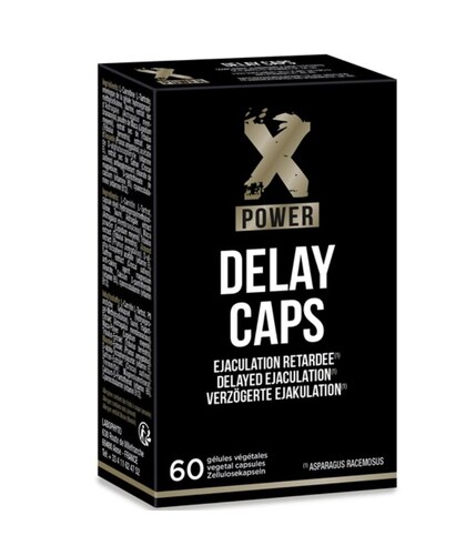DELAY CAPS POWER Dietary supplement to boost your sexual performance.