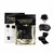 Kit livello verde: piuma + maschera + manette in raso