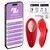 Silicone Vibrador de Braguita con APP Silicona Doble Capa Ro