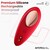 Silicone Vibrador de Braguita con APP Silicona Doble Capa Ro