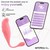 Ovo vibrador com movimento waving com app usb nº2
