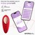 Silicone Vibrador de Braguita con APP Silicona Doble Capa Ro