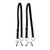 AFASTADORES XTREME LABIA SPREADER WITH CLAMPS PRETO OUCH! nº