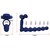 AJMAL ANILLO VIBRADOR CON PLUG AZUL nº6