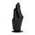All black dildo fisting 21cm