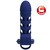 ALTAF ANILLO VIBRADOR CON FUNDA DE SILICONA AZUL nº5