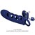 ALTAF ANILLO VIBRADOR CON FUNDA DE SILICONA AZUL nº8
