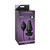 Plug inflable de silicona - negro