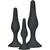 ANAL PLAY CURVY COMPANIONS PLUG ANAL 3 PIEZAS NEGRO nº2