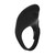 Adjustable Black Silicone Vibrating Ring for the Perfect Ple