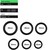 ANILLOS SILICONA NEGRO nº1