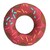 Anel de silicone com design divertido inspirado em donuts