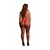 ARNÊS CORPORAL STUPID CUPID HEART TAMANHO QUEEN VERMELHO LE