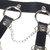ARNÉS DE PECHO CADENAS CUERO NEGRO TALLA ÚNICA nº4