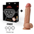 STRAP-ON SAUL SILICONE LIQUIDE AVEC 3 ANNEAUX GRATUITS 15.5