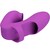 ATHENA VIBRADOR DE DEDO CON ESTIMULADOR CLÍTORIS MORADO nº2