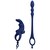 AYAD ANILLO VIBRADOR RABBIT CON PLUG AZUL nº4