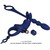 AYAD ANILLO VIBRADOR RABBIT CON PLUG AZUL nº8